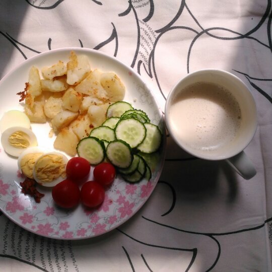 香煎土豆块