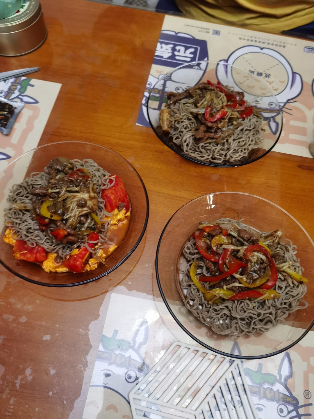 黑椒牛柳荞麦面