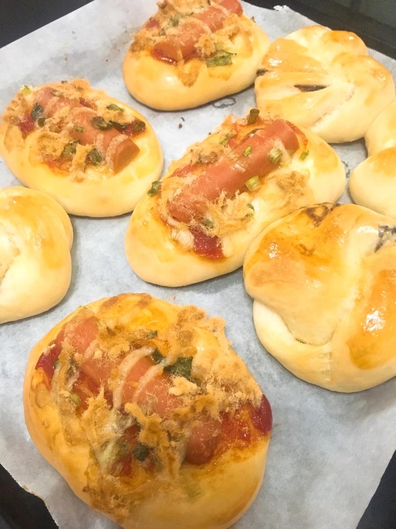 火腿肠面包（适合新手，简单的家庭做法）