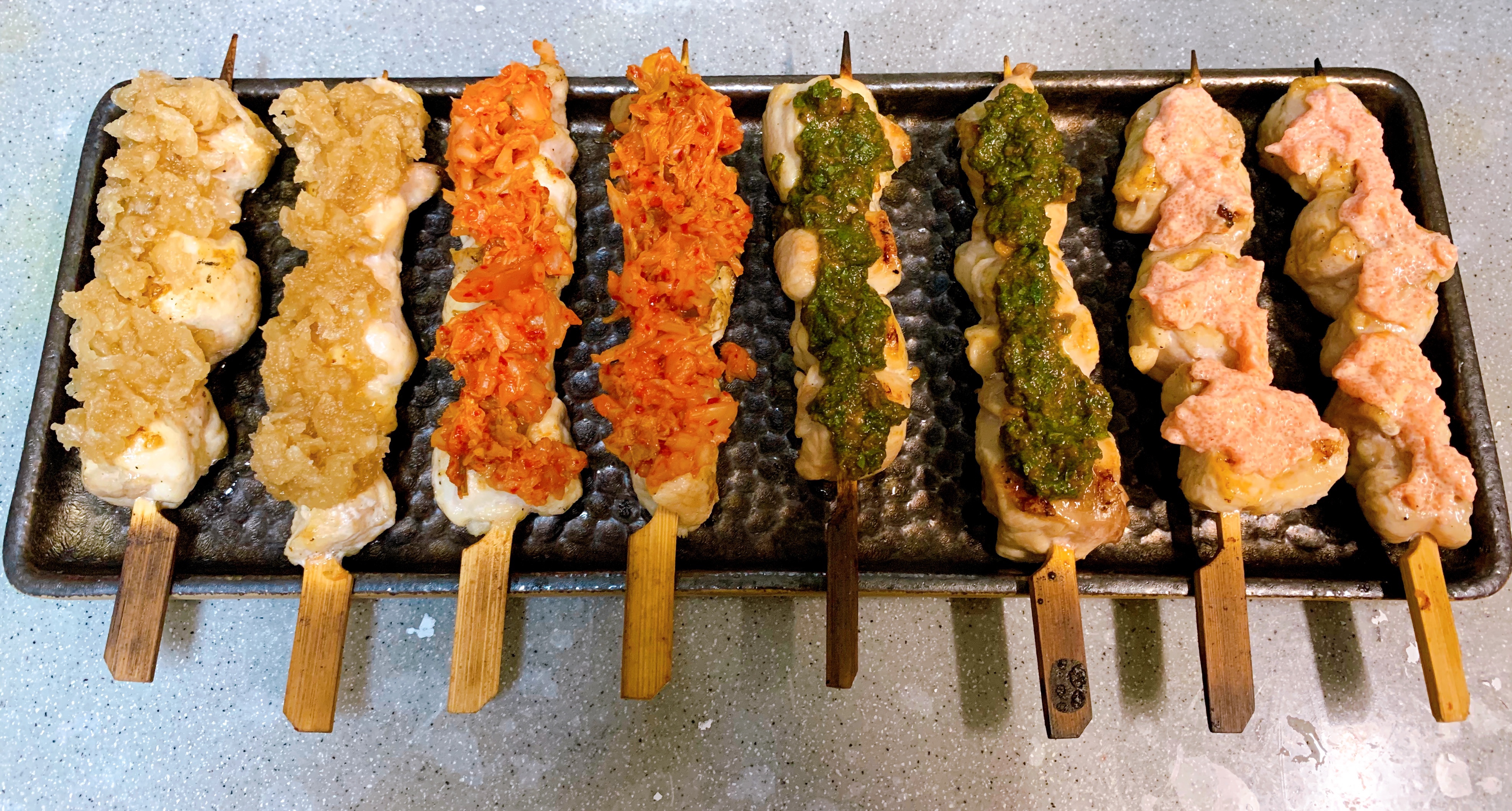 日式烧鸟焼き鳥（混搭日式烧鸟串烤鸡肉串）非照烧鸡肉串的做法