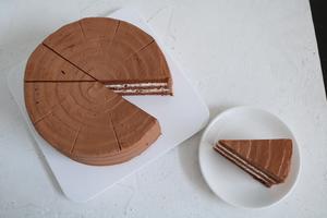 浓香巧克力坚果奶油蛋糕的做法 步骤2