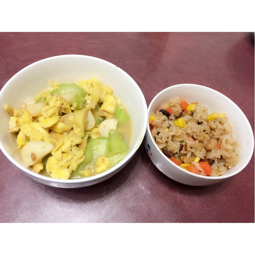 香菇肉丁油饭