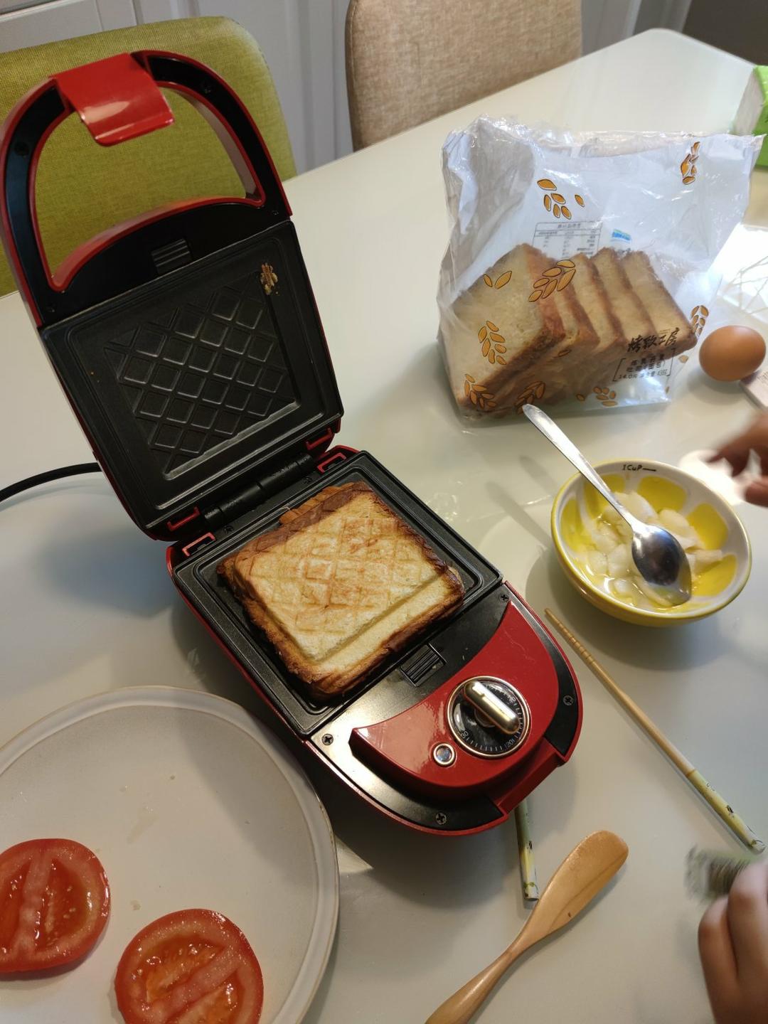 香蕉芝士三明治