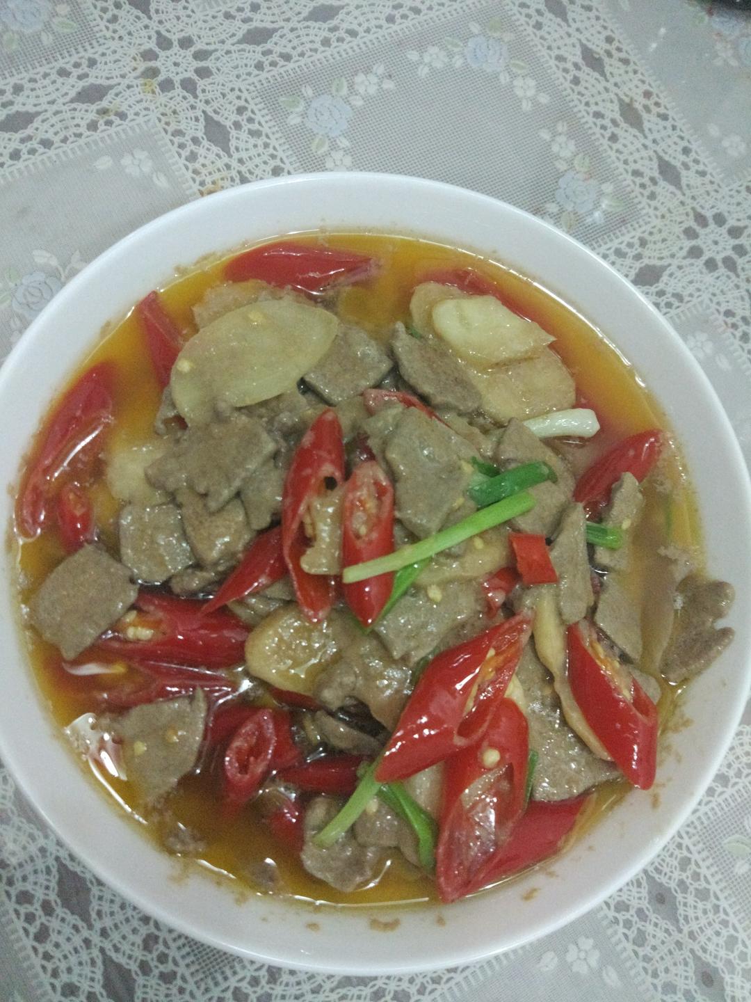 泡椒猪肝