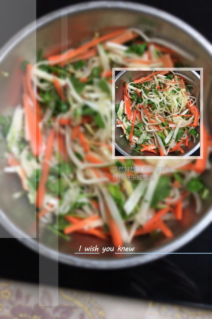 凉拌萝卜丝