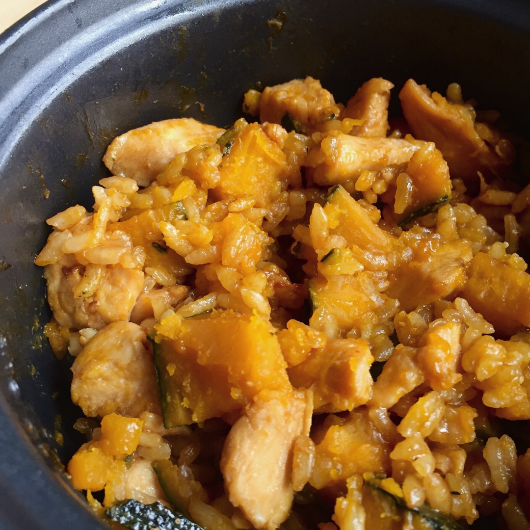 南瓜焖饭 一人食的日常的做法