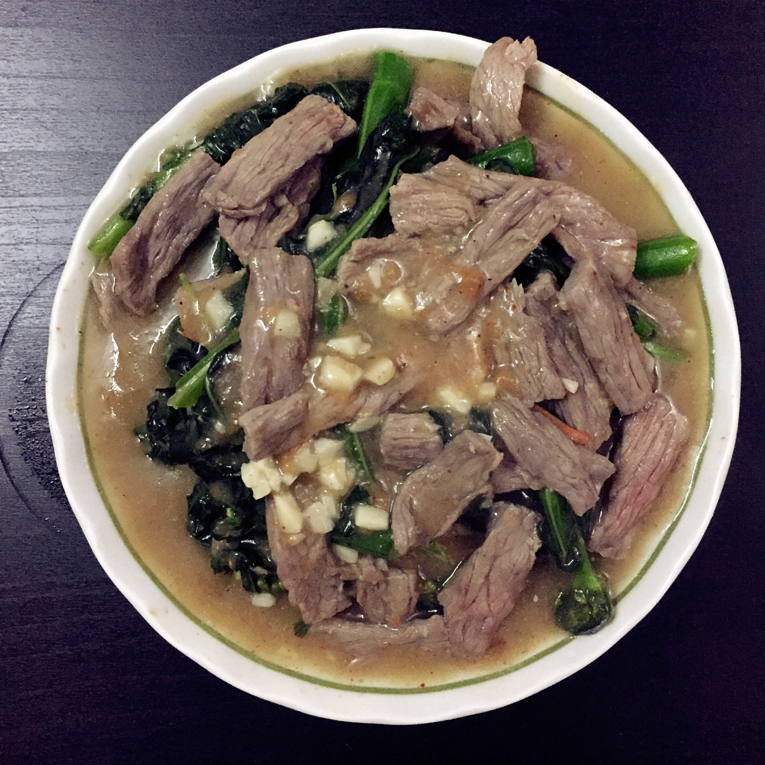 潮汕菜--芥蓝炒牛肉