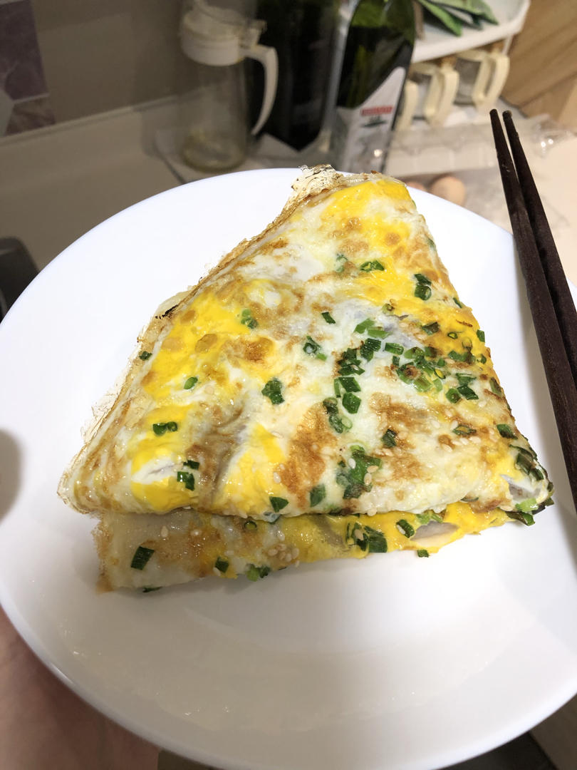 葱花鸡蛋饼