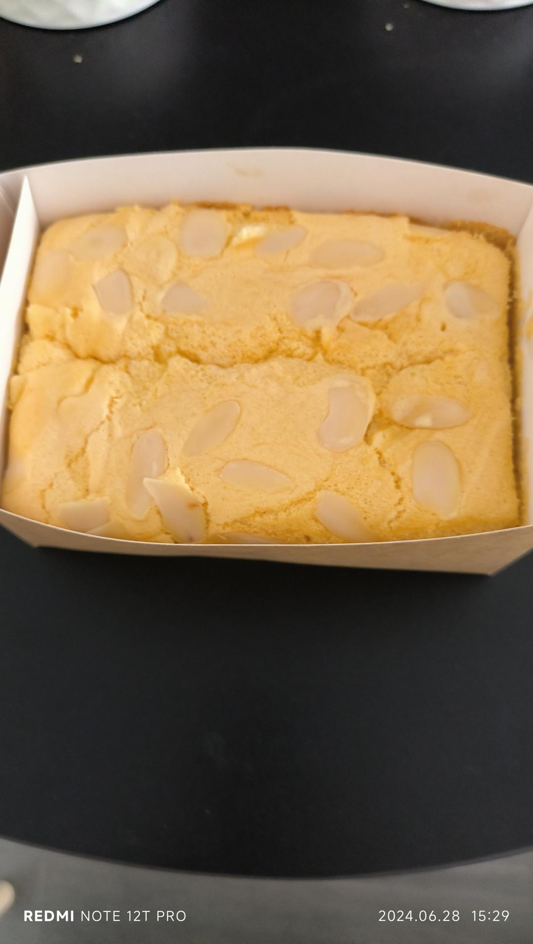 网红金枕蛋糕（无泡打粉）