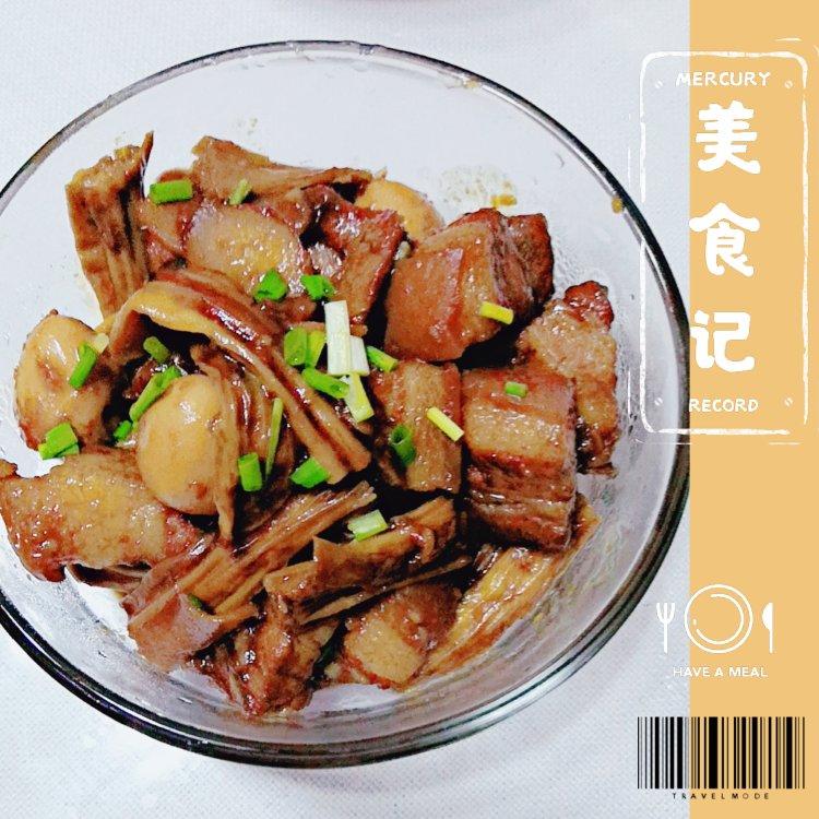 加了鹌鹑蛋后，这盘红烧肉，美味的逆天啦——鹌鹑蛋烧肉（孔瑶食谱）