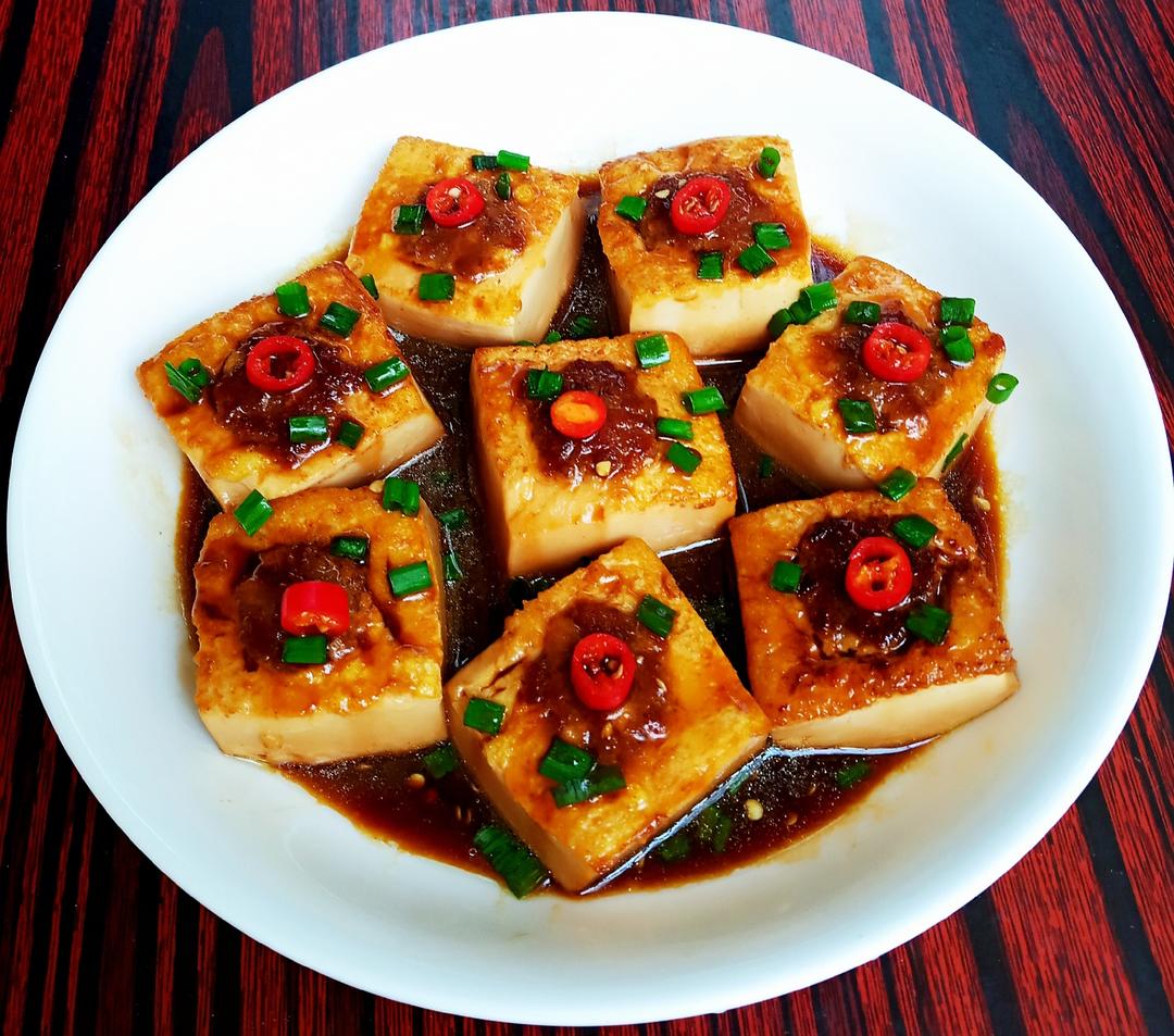 肉酿豆腐~嫰滑香浓.超好吃！的做法