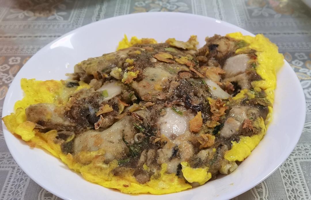 10分钟搞定美味蚝仔煎（生蚝）