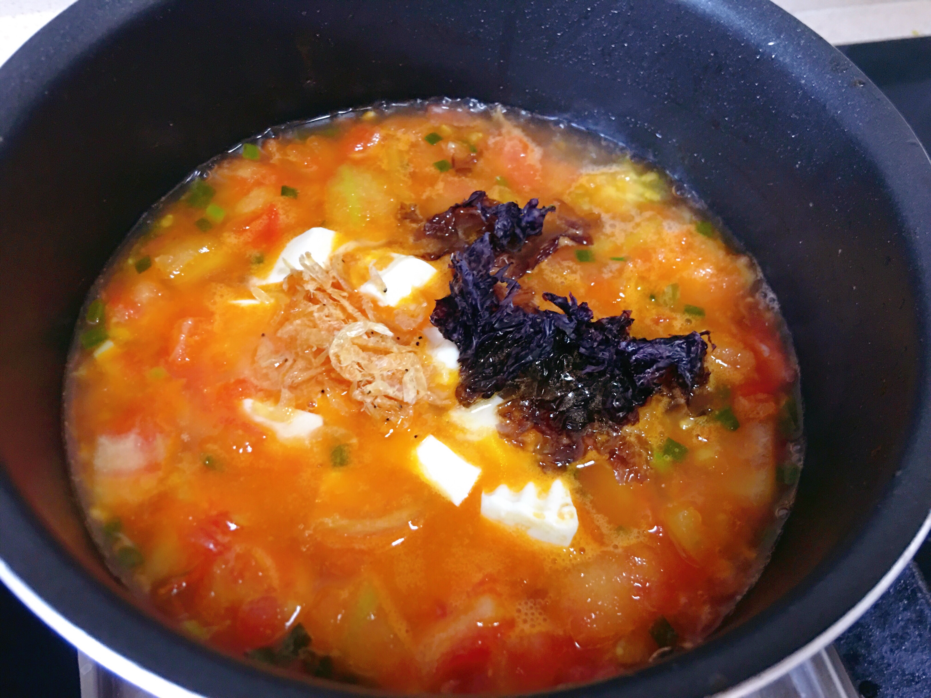 （宝宝辅食）开胃补钙的番茄豆腐汤的做法 步骤9
