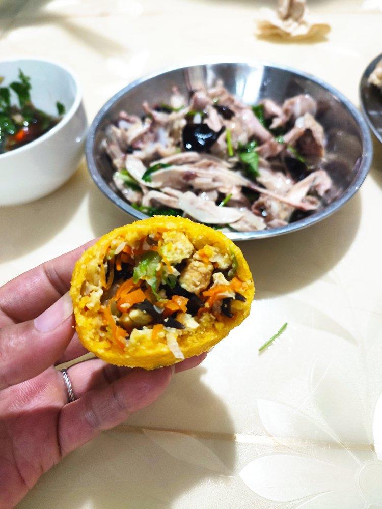 零厨艺也能做到获赞的薄皮大馅菜团子