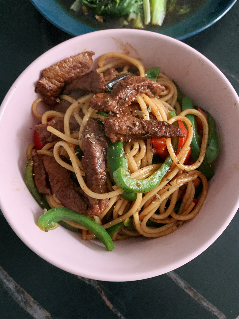 比餐厅好吃的黑椒牛柳意面🍝零失败简单教程