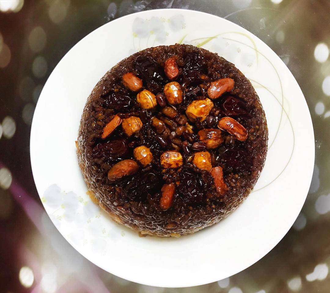 简易八宝饭【无猪油无植物油一次性蒸熟】