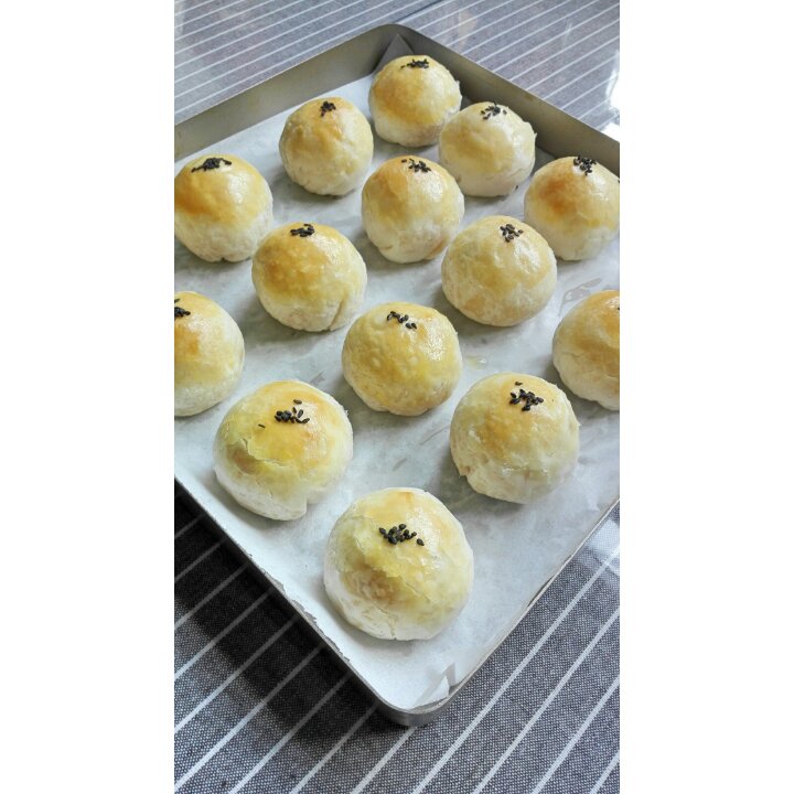 苏式月饼（不输给猪油黄油的植物油版本）