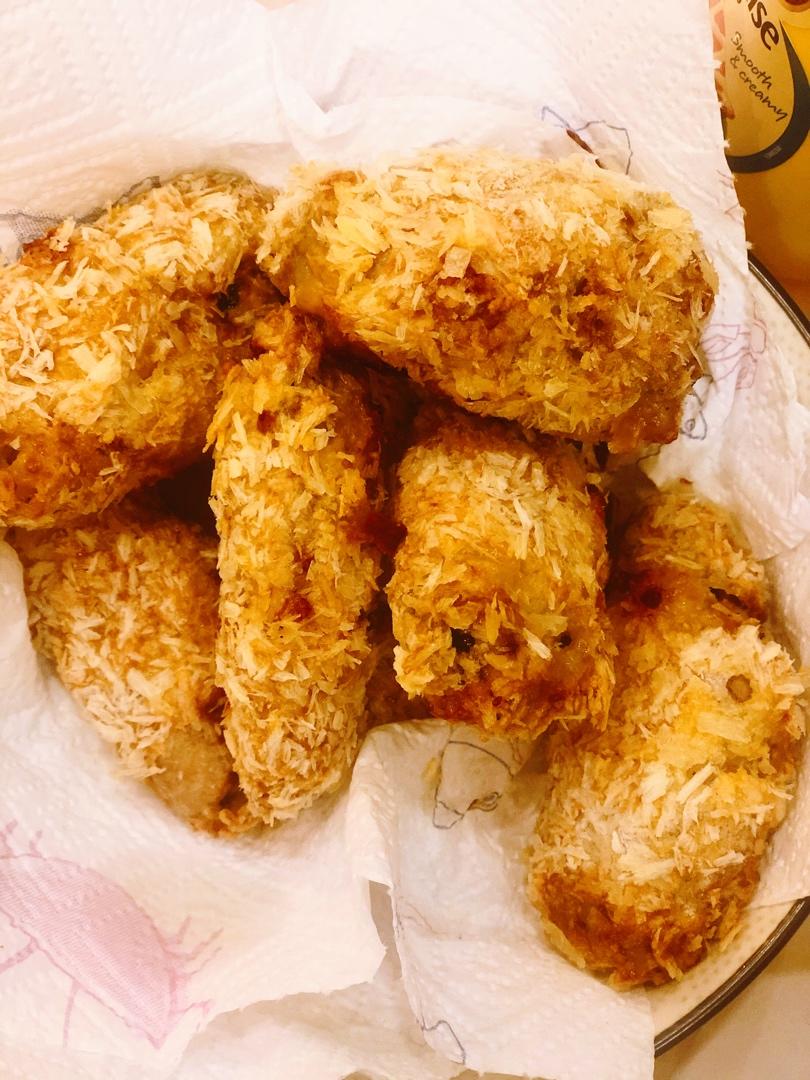 简易面包糠炸鸡腿(空气炸锅)
