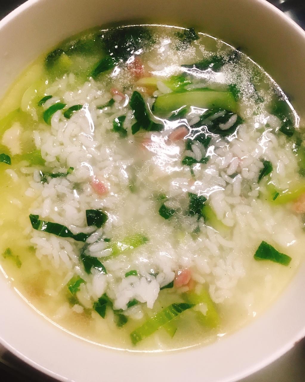 夏日偷懒餐——火腿菜泡饭