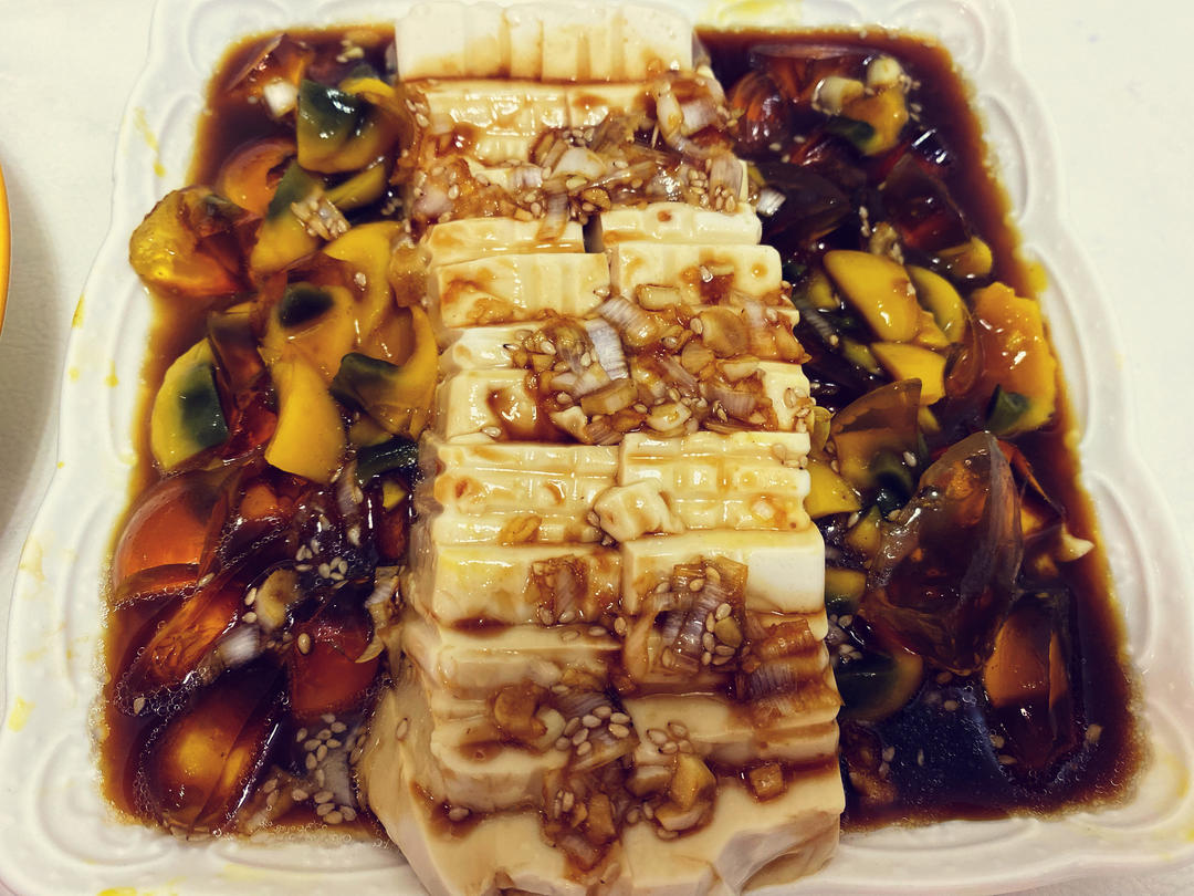 【最佳CP～】凉拌皮蛋豆腐✨