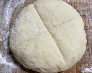 入门级免揉面包4⃣️：❤️中式蒜蓉黄油葱香面包的做法 步骤10
