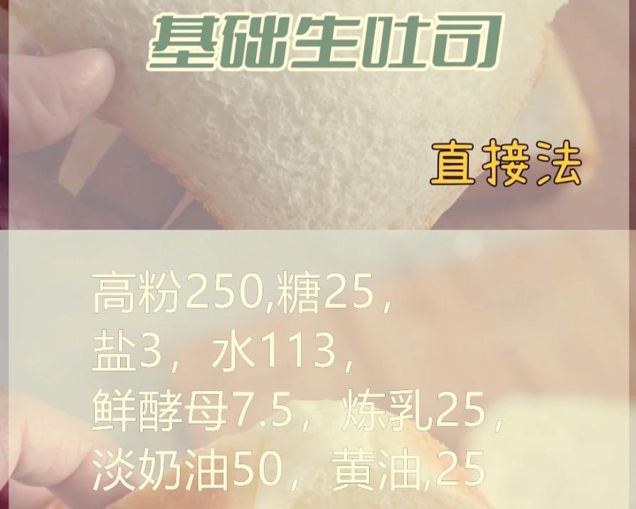 纯奶手撕吐司的做法 步骤1