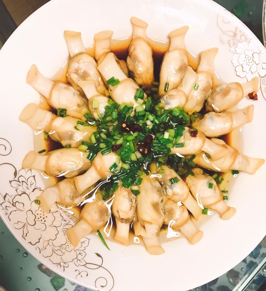 葱油蛏子