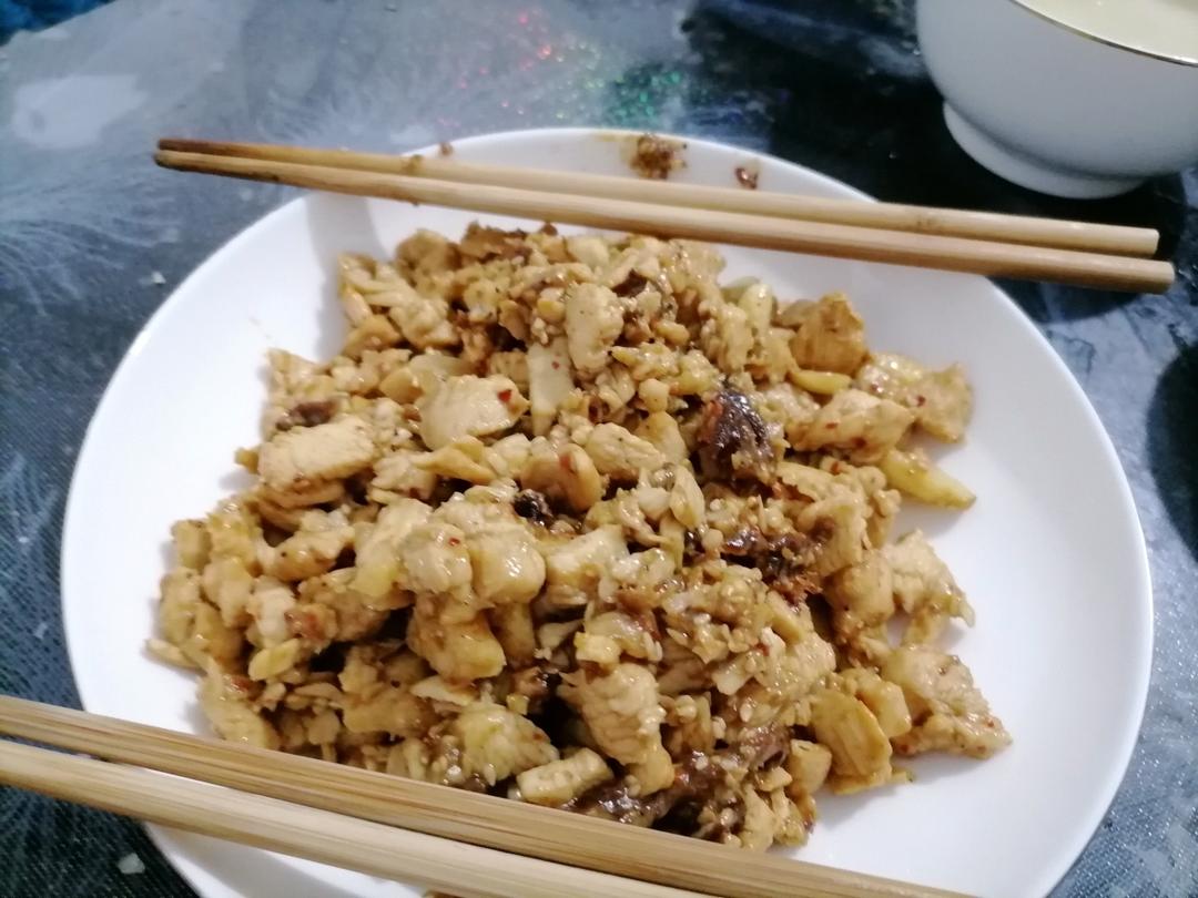 孜然蒜香鸡胸肉
