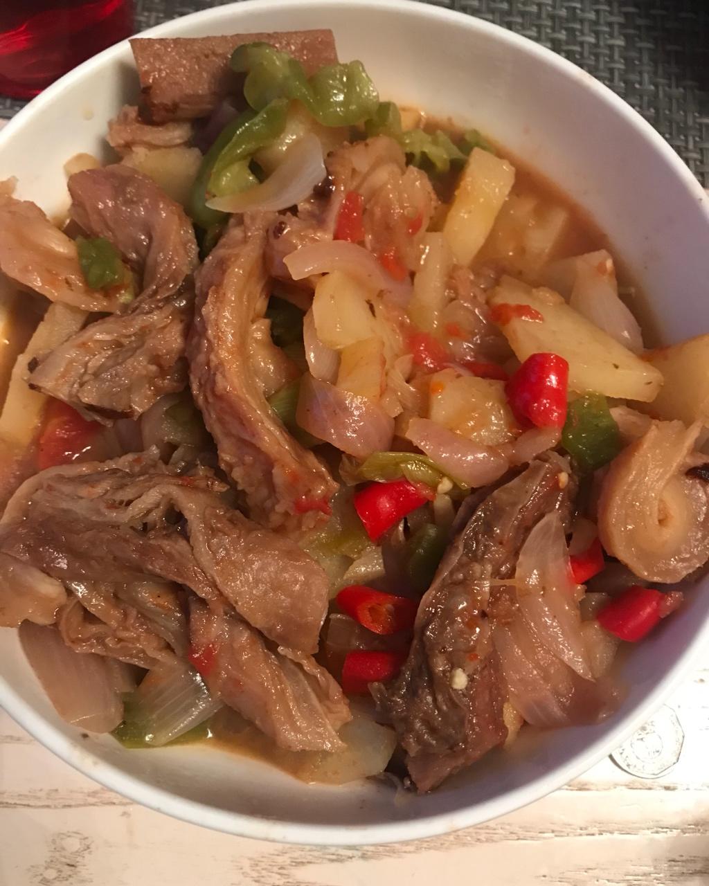 土豆炖牛肉