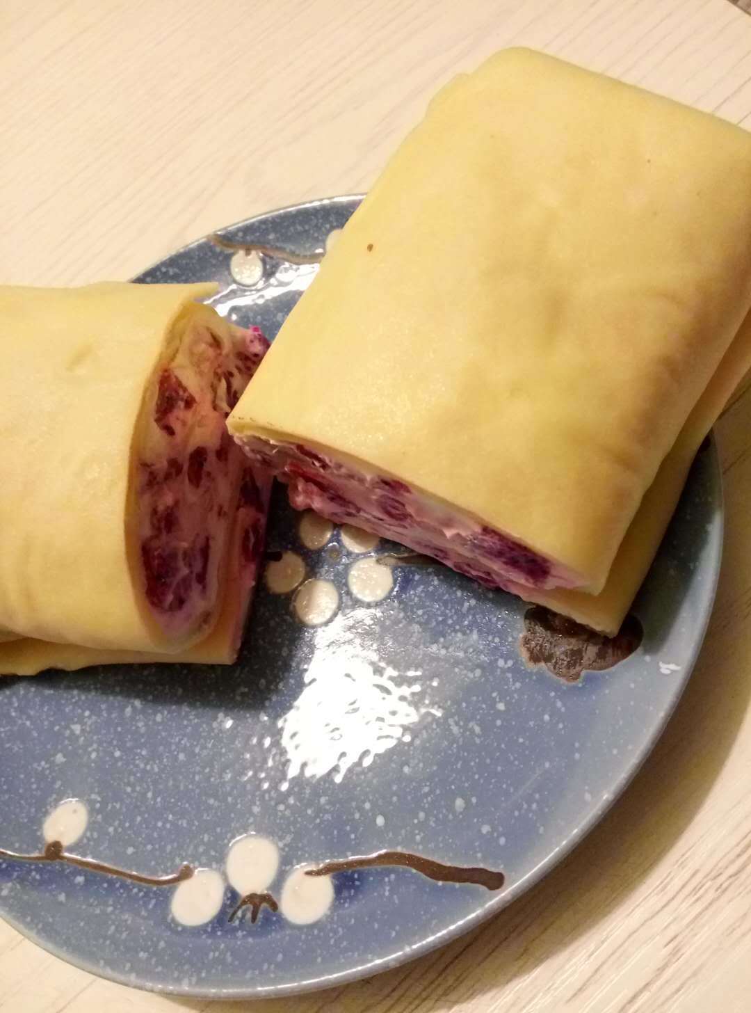 网红食谱│抹茶毛巾卷