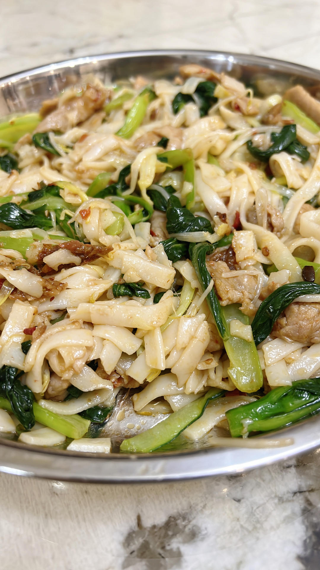 广式湿炒牛河