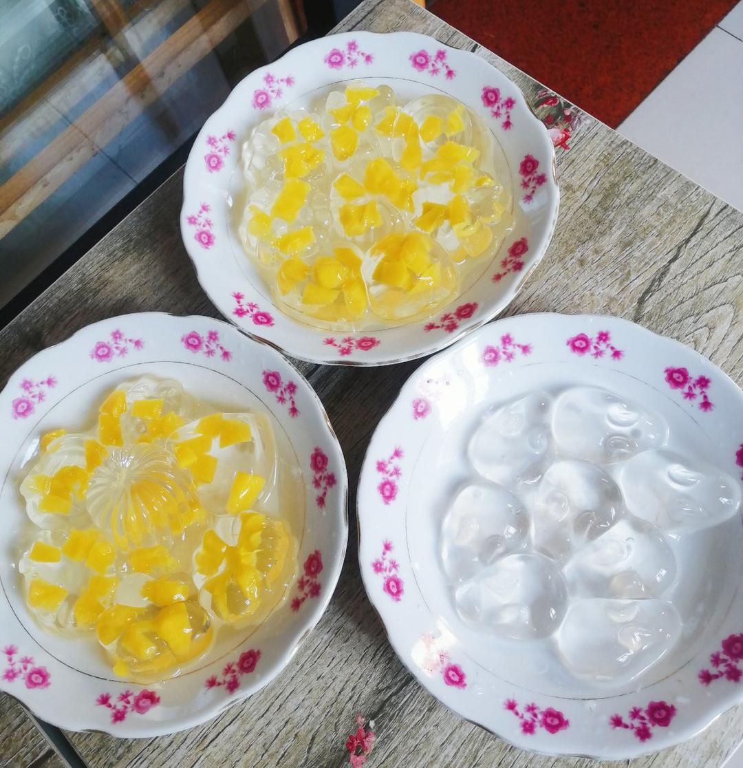 透明水晶果冻布丁🍮（白凉粉版）快速