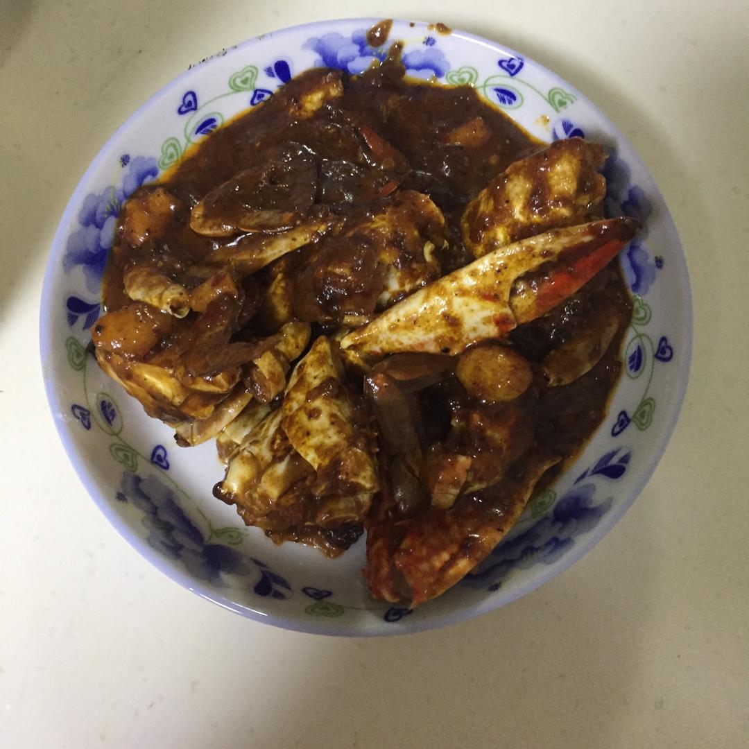 炒螃蟹