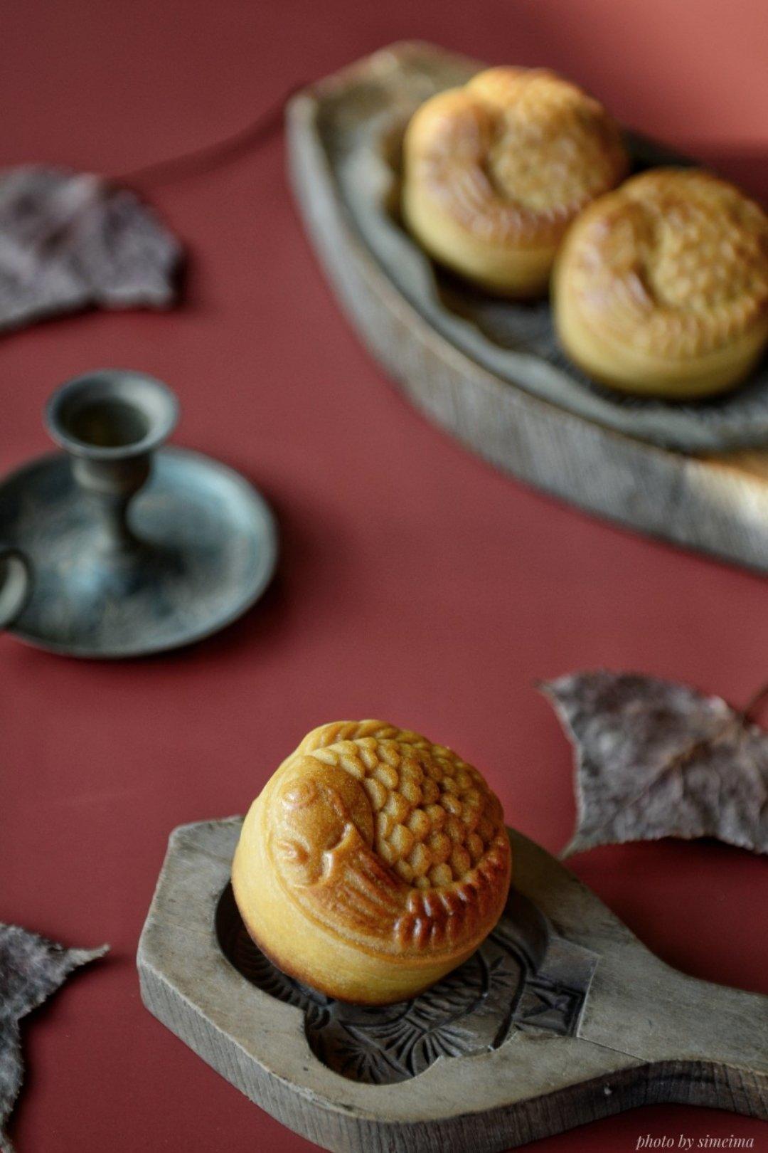 广式莲蓉（豆沙）蛋黄月饼（超详细步骤）