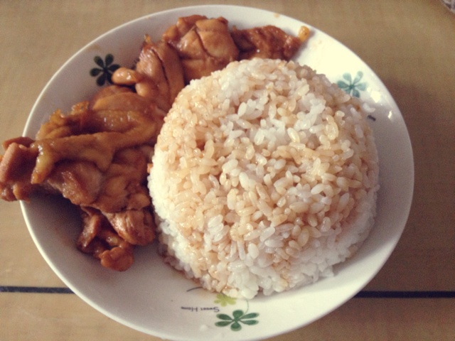 照烧鸡腿饭