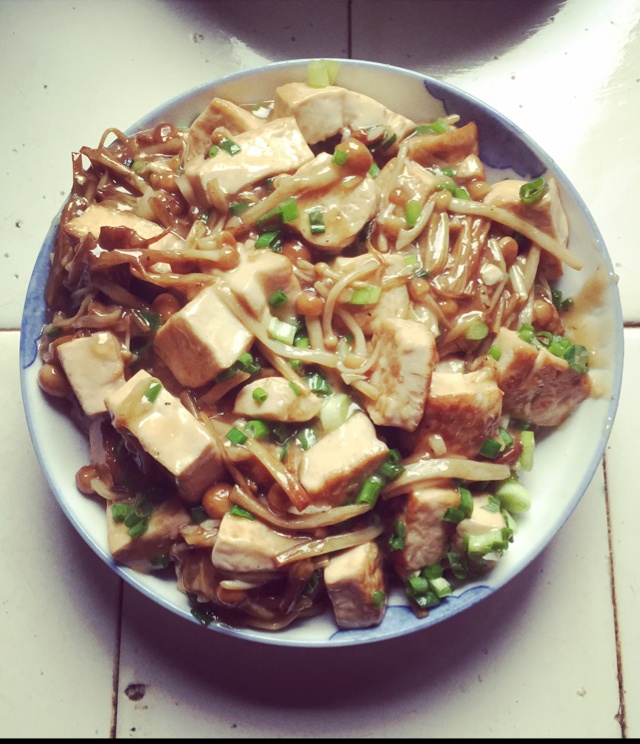 超级下饭菜--金针菇日本豆腐