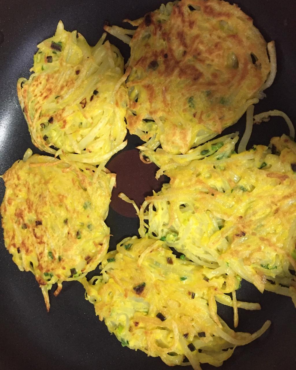风儿吹叶儿落做的土豆饼