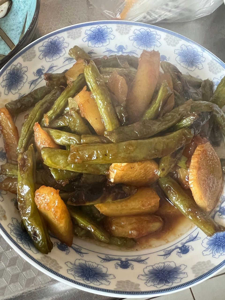 干煸豆角土豆