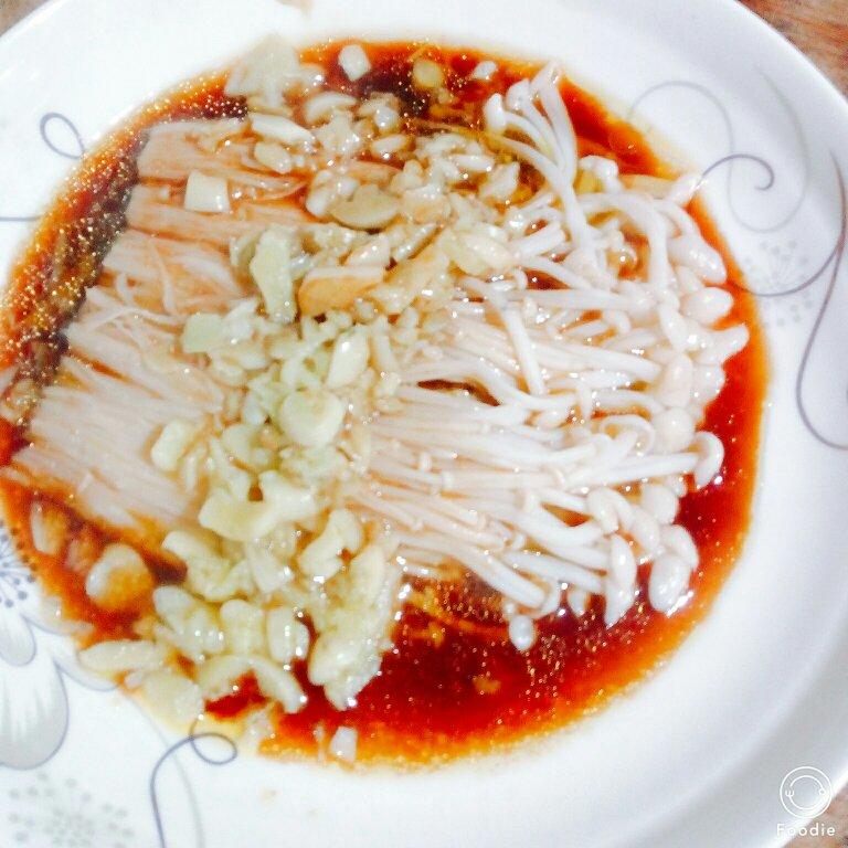 蒜蓉蒸金针菇