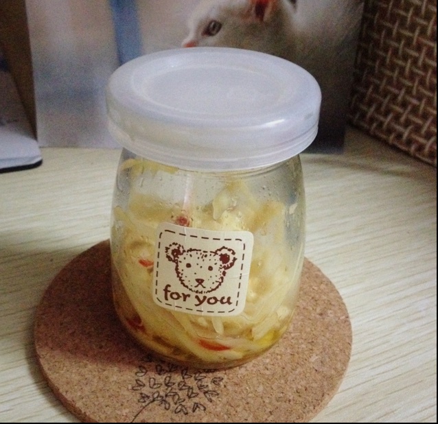 凉拌子姜丝