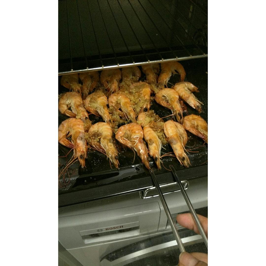 蒜蓉烤大虾