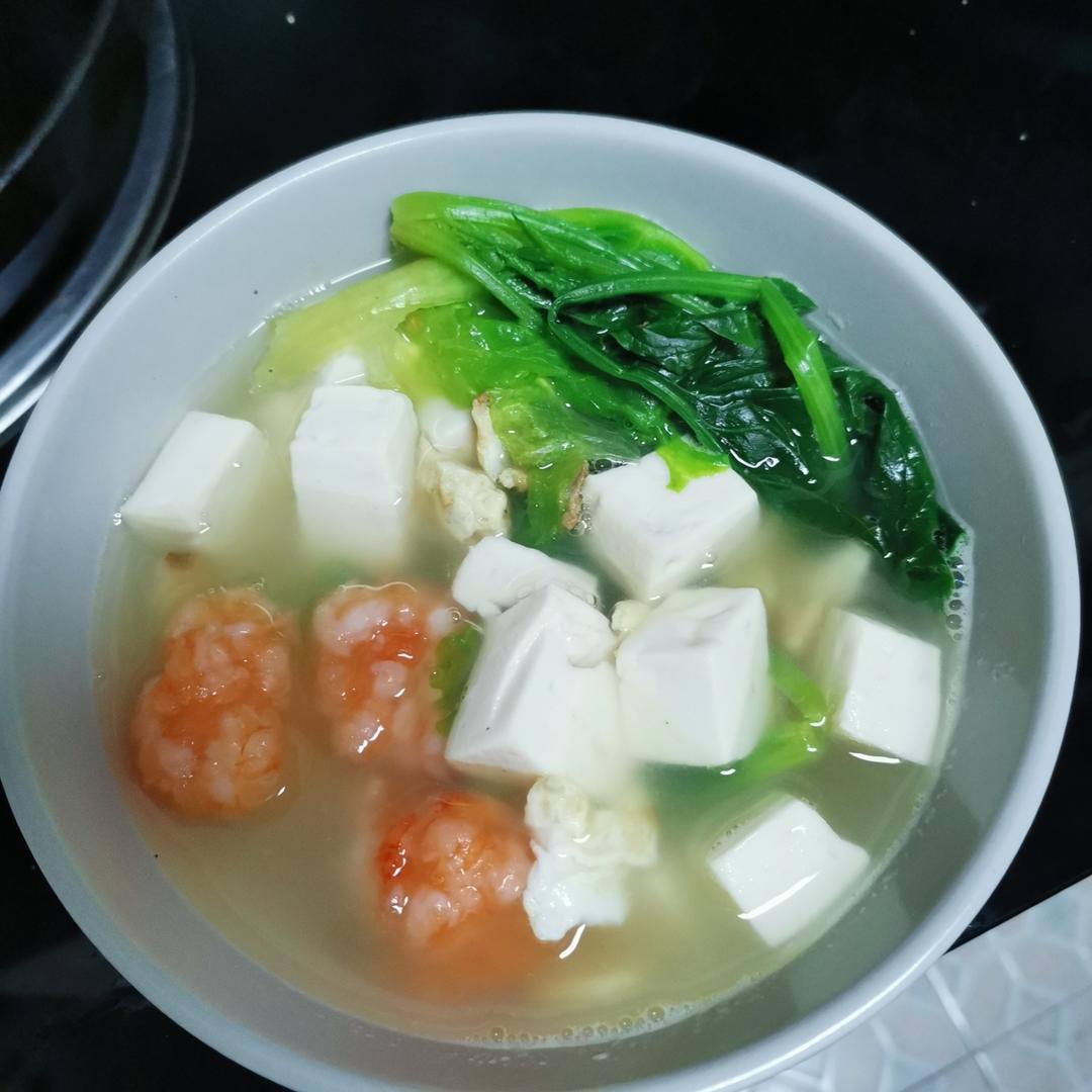 虾滑豆腐煲