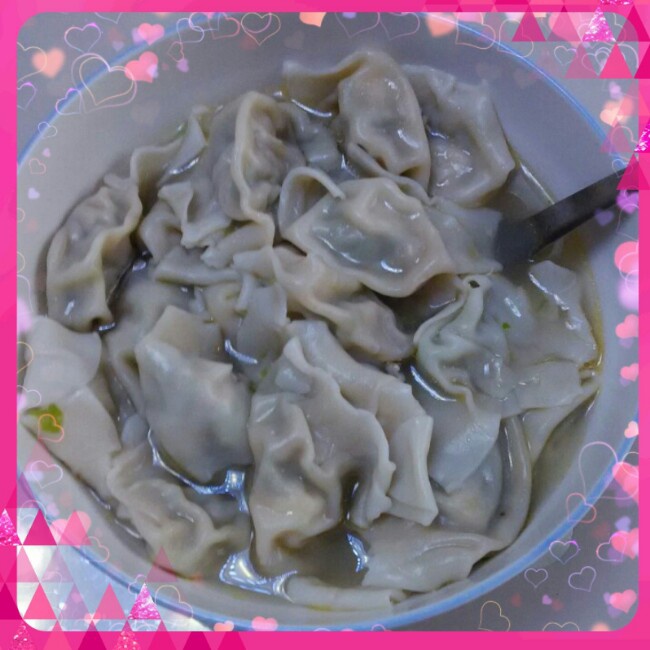 芹菜肉虾混沌