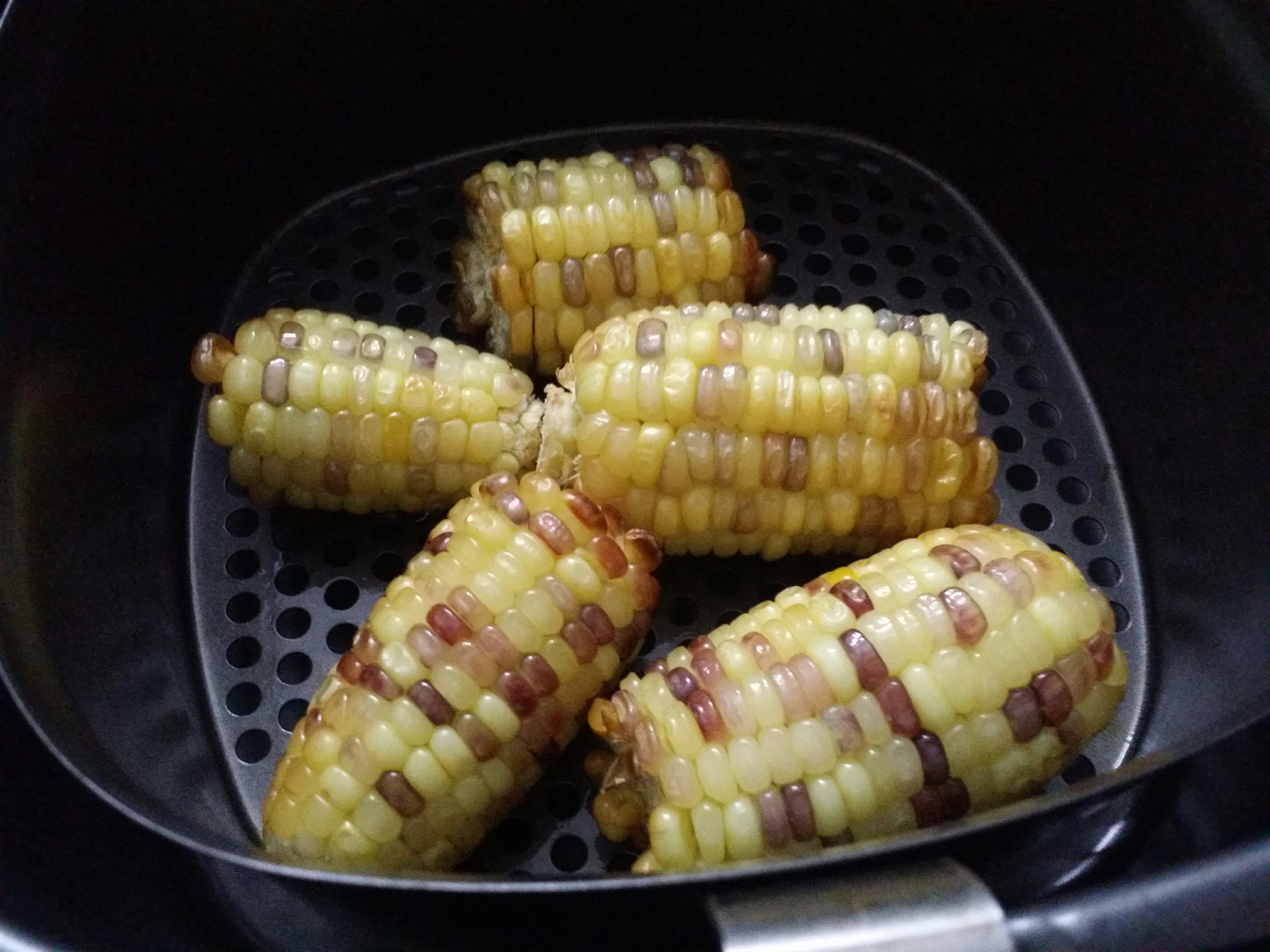 空气炸锅烤玉米的做法 步骤3