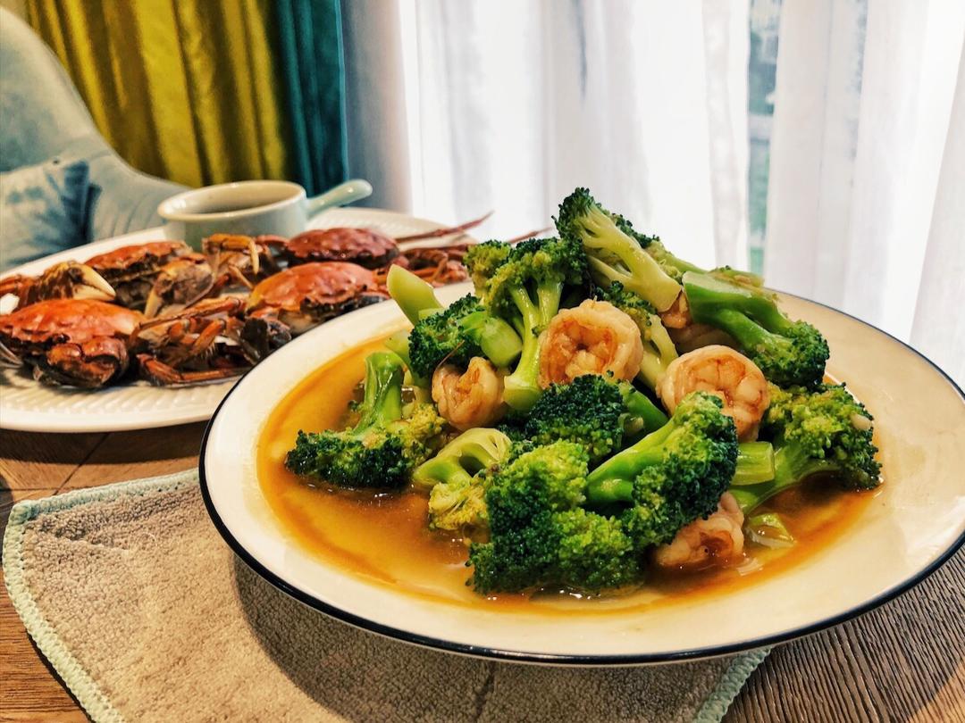 西兰花炒虾仁🍤