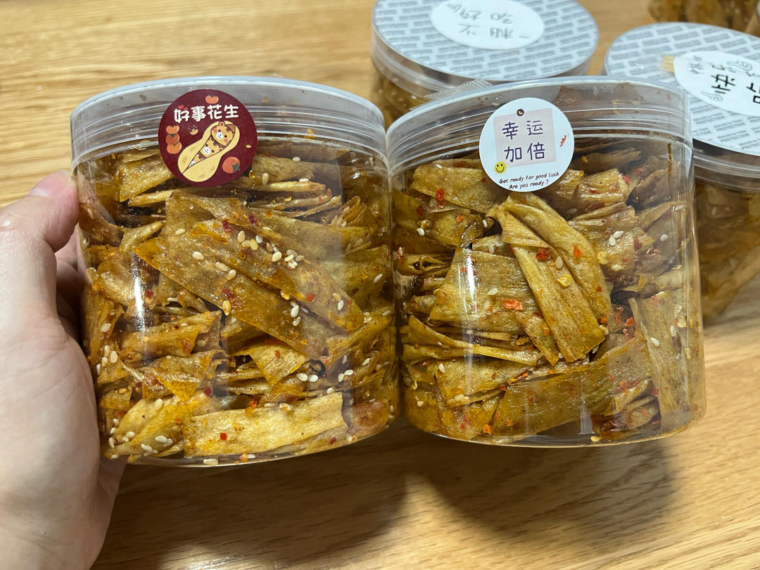 自制辣条（豆皮少油版）