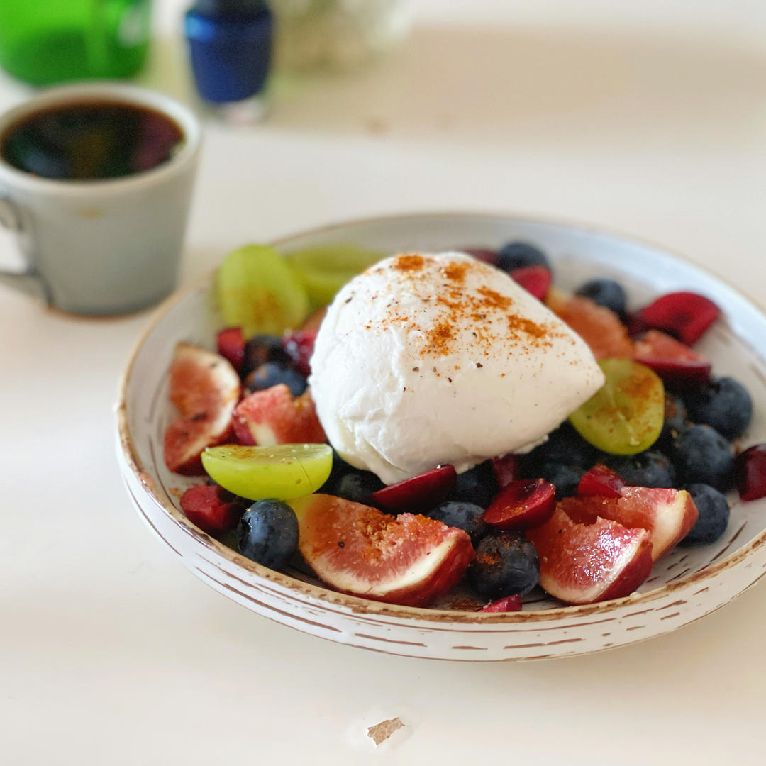 无花果布拉塔fig burrata