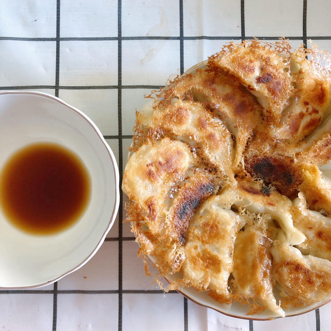 现包现煎抱蛋煎饺&附煎饺的包法