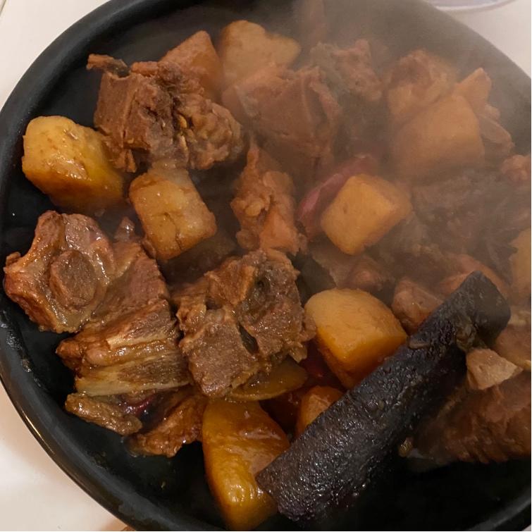 土豆炖排骨