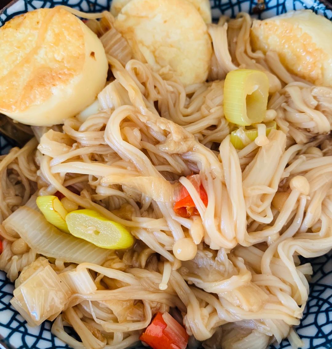 超级下饭菜--金针菇日本豆腐